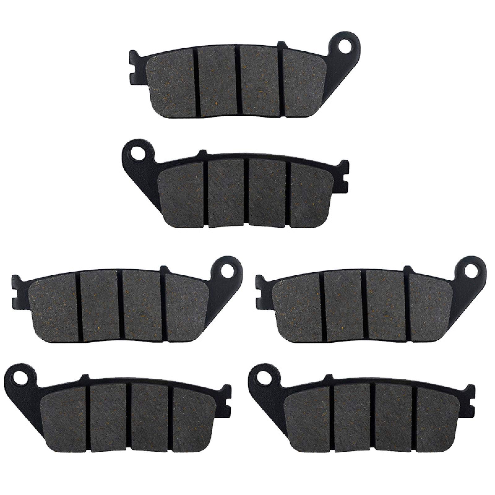 Motorrad-Bremsbeläge, Motorrad Bremsbelag Compatible with, CBR750 RC27 VFR750 CBR1000 F CBR1000F VFR750F ST1100 GL1500 97-03 Motorrad Bremsbeläge vorne hinten Bremsscheiben(FrontandRearPads) von CYLCLNB