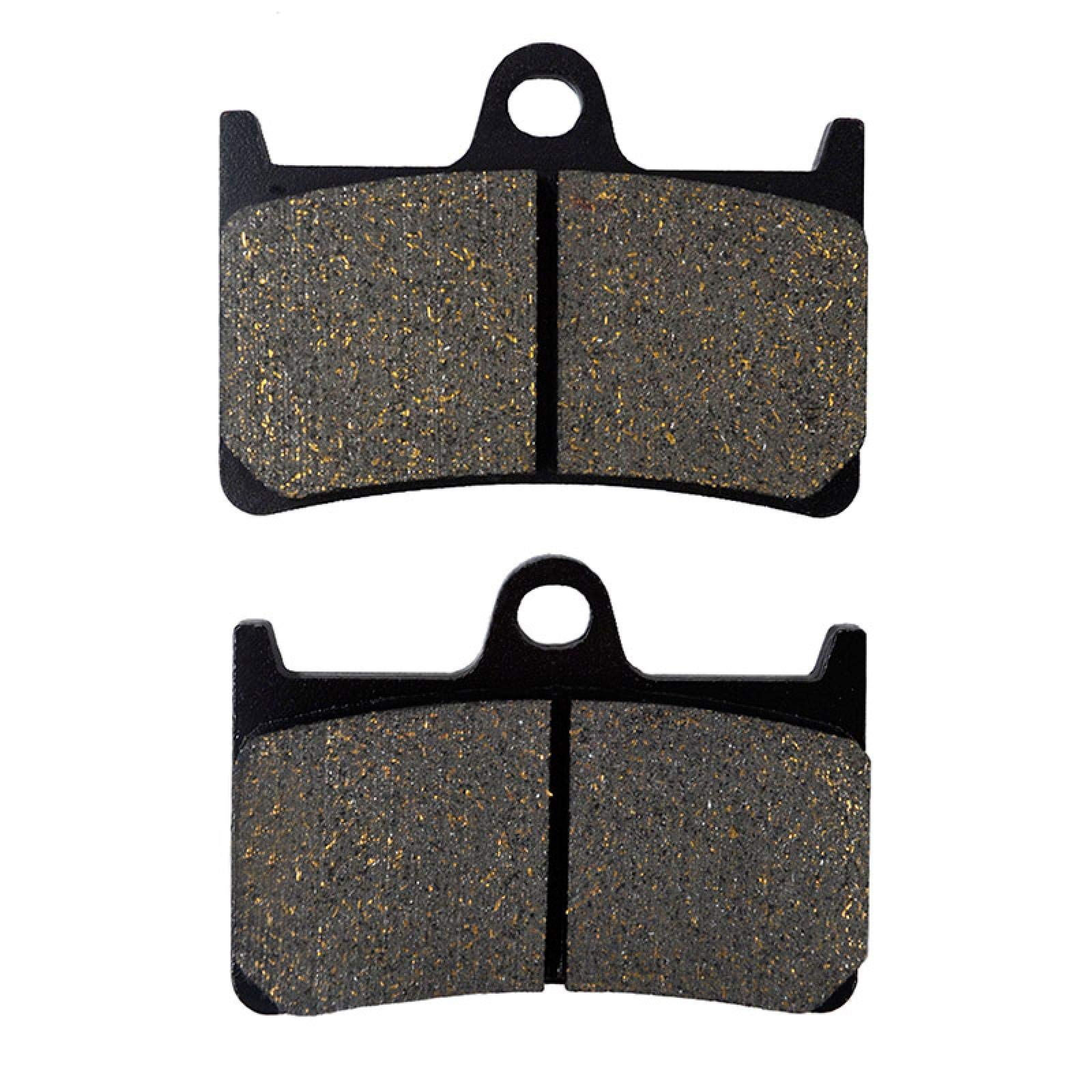 Motorrad-Bremsbeläge, Motorrad-Bremsbelag Compatible with YZF600R YZF600 R 1997-2007 YZF1000R YZF 1000 Motorradteile vorne und hinten(1pairFrontPads) von CYLCLNB