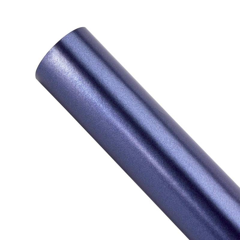 Autofolie,Car Wrapping Folie Blaue glänzende Farbe DIY Auto Körperfilme Vinyl Auto Wrap Aufkleber Aufkleber Luftfreigabefilm (Color : 1.52M x 50CM) von CYMKYQ