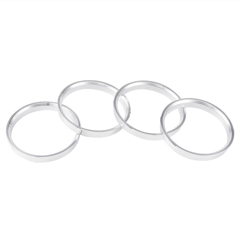 Zentrierringe,Zentrierringe für Felgen 4 stücke Aluminiumlegierung Auto Hub Centric Ringe Rad Spacer Center Ring 73.1-66.45 73.1-66.6 73.1-67.1 73.1-70.3 73.1-72.6mm (Color : 73.1-66.6mm) von CYMKYQ