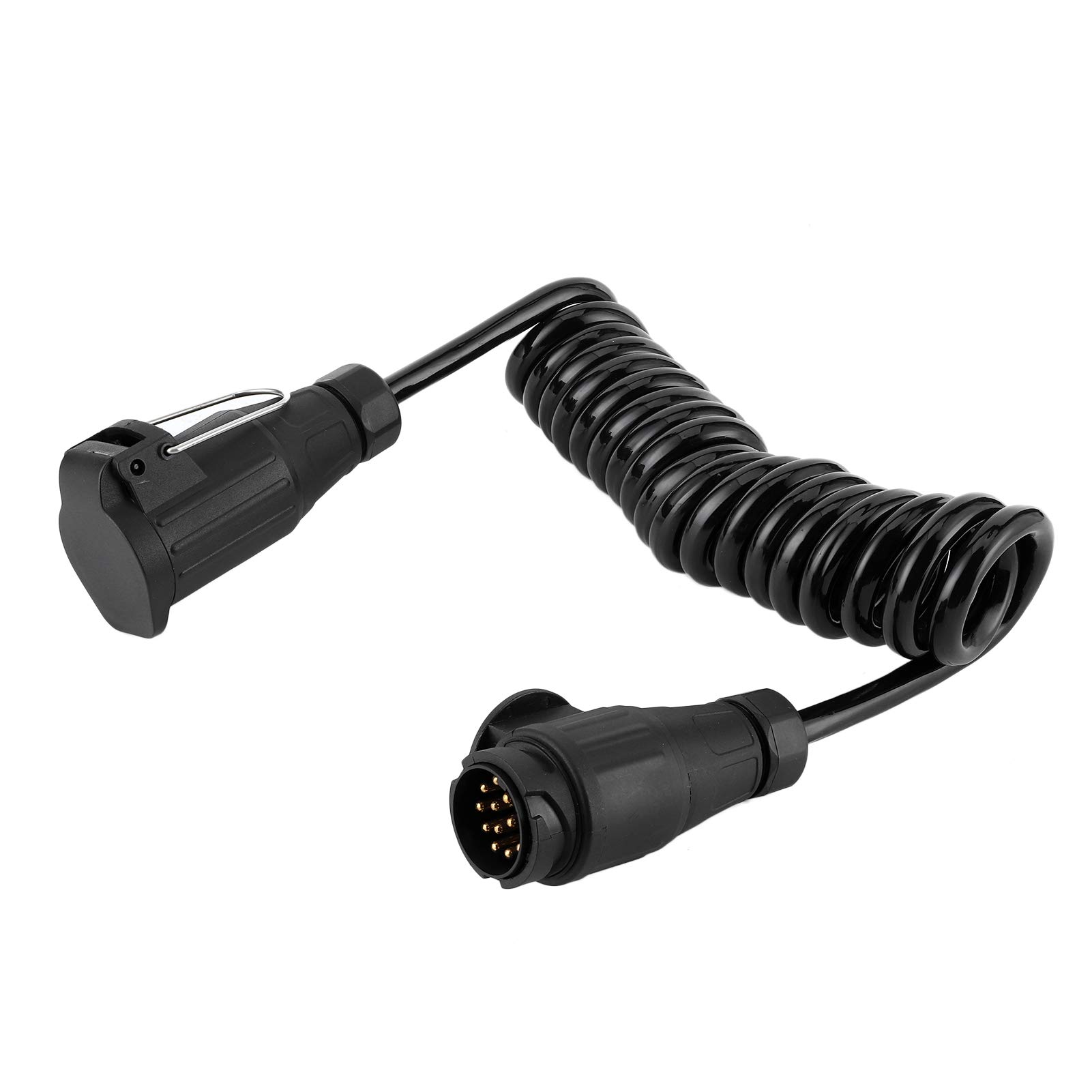 CYSFETENA 13 Poliger Anhängerstecker Adapterkabel, 1,6m/5.2ft Verlängerungskabel für PKW LKW Wohnwagen Caravan RV, Anhängerkabel 13 Polig Ideal für Anhänger Zubehöre von CYSFETENA