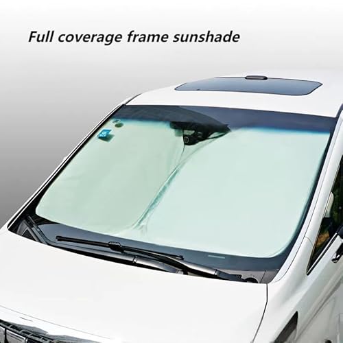 Auto Windschutzscheibe Sonnenblende für Dacia Duster 2010 2011 2012 2013 2014 2015 2016 2017, Auto Sonnenschutz Frontscheibe Innen, Sonnenblende Vorne,B von CYYBOOMQQ