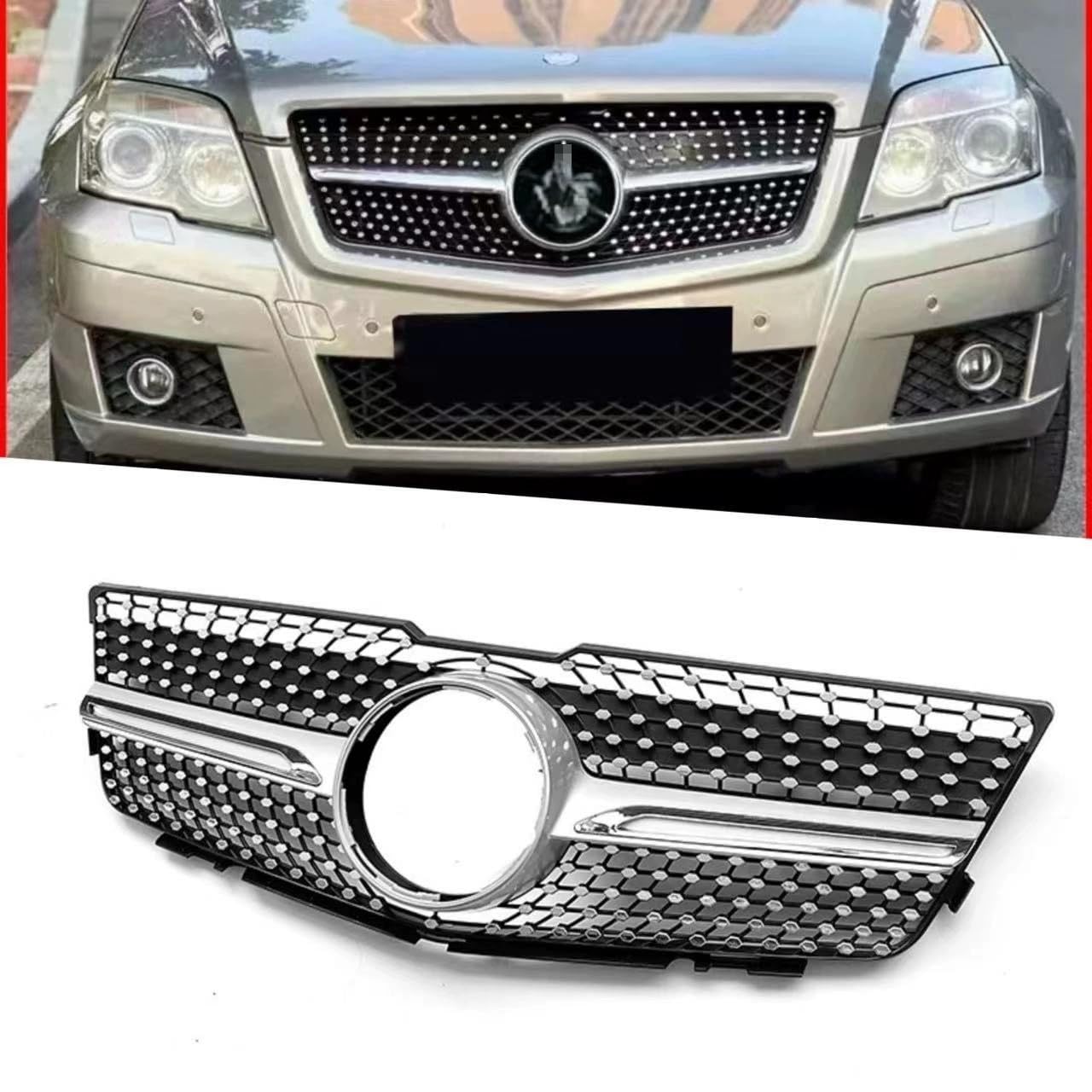 Auto kühlergrill für Mercedes-Benz GLK-Class X204 2009-2012, Kann den Kraftstoffverbrauch senken von CYYBOOMQQ