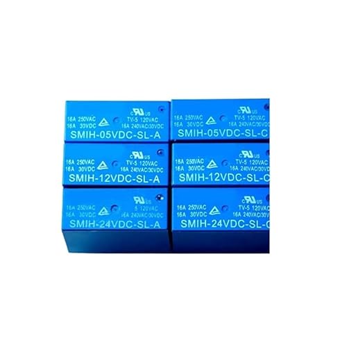 10pcs/Lot SMIH-05VDC-SL-C SMIH-05VDC-SL-A SMIH-12VDC-SL-A SMIH-24VDC-SL-A SMIH 5V 12V 24V 16A 250V 6pin/8pin Relays CZAOINCU(SMIH-24VDC-SL-A 6pin) von CZAOINCU