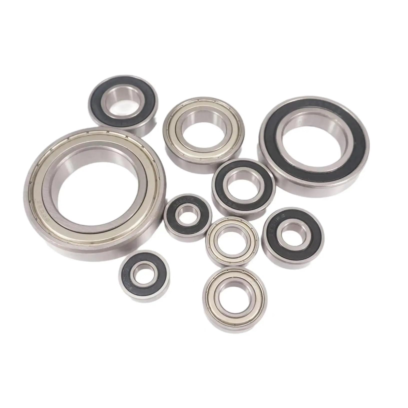 10pcs Model 692 693 694 695 696 697 Inner Diameter 2/2.5/3/4/5/6/7mm Gcr15 ABEC1/ABEC3 Thin-Wall Deep Groove Bearing CZAOINCU(ABEC1,697ZZ 7x17x5mm) von CZAOINCU