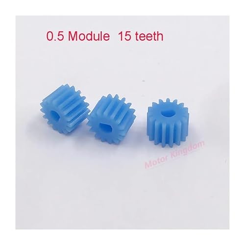 1PC 0.5 modulus 15T Teeth D-shaped 3mm hole gear N20 reduction electronic starter gear DIY model CZAOINCU von CZAOINCU