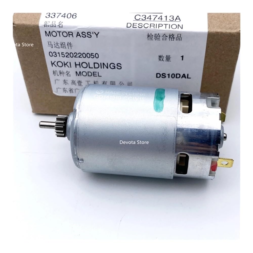 DS10DAL Charging Drill Lithium Battery electronic starter Switch 10.8V 14 Teeth 14T Gear For Screwdriver RS-550VC-8518 CZAOINCU(Newer Motor) von CZAOINCU