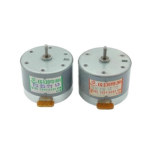 EG-530YD-9BH/ EG-530YD-2BH electronic starter DC 9V/ DC 12V CCW Capstan Tape Deck Recorder Audio Round Spindle electronic starter 33mm Diameter CZAOINCU(EG-530YD-2BH) von CZAOINCU