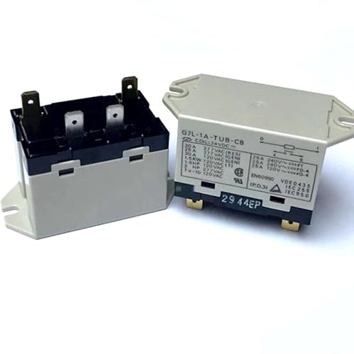 High power 24V relay G7L-1A-TUB-CB 24VDC G7L-1A-TUB-CB-24VDC G7L-1ATUBCB 24VDC DC24V 24V 30A 277VAC 4pin CZAOINCU(One Size) von CZAOINCU