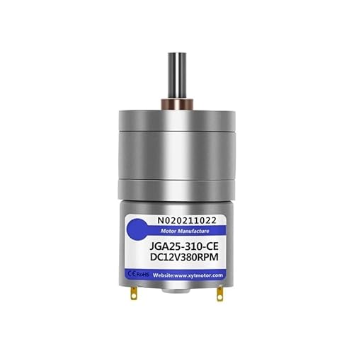 JGA25-310 gear DC reduction electronic starter Low speed speed adjustable 6v12v small electronic starter CZAOINCU(6V1022 RPM,Single motor) von CZAOINCU