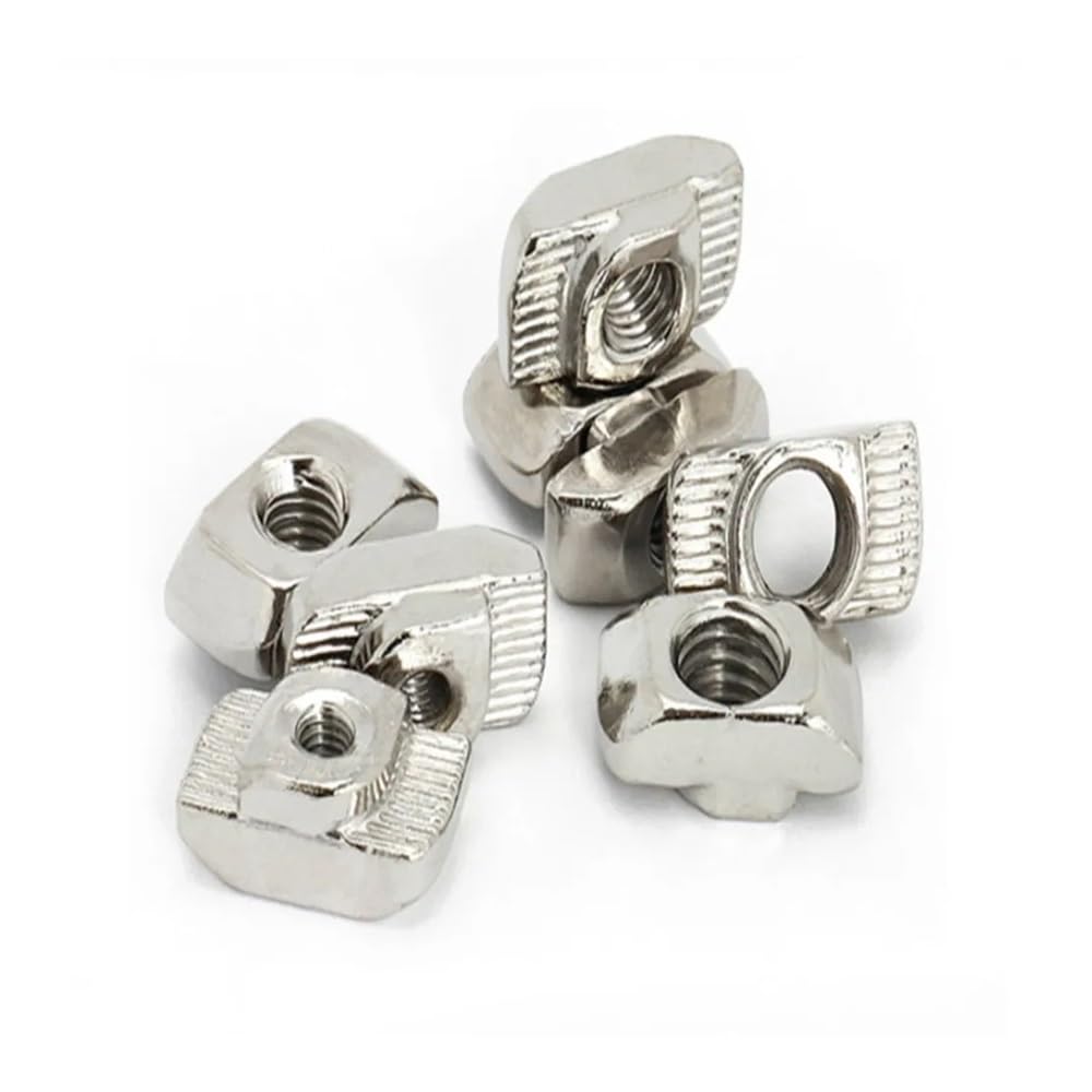 M3 M4 M5 M6 M8 T Slot Nut Hammer Sliding Head 3D Printer Parts Fastener Connector 3030 4040 4545 Aluminum Profile CZAOINCU(2020s,M6 x 20 Pieces) von CZAOINCU