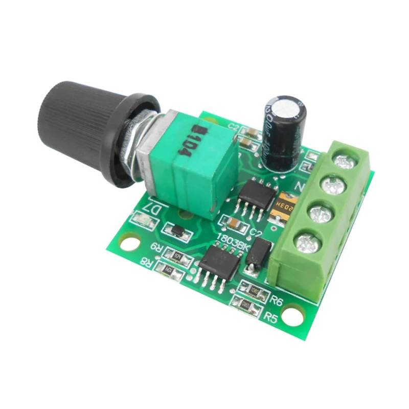 Miniature speed controller DC electronic starter 0~ adjustable drive module input 2A DC1.8-12V CZAOINCU von CZAOINCU