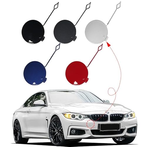 CZShiYue Auto Frontstoßstange Abschlepphaken Abdeckung Kappe Abschleppöse für BMW 4er M-Sport F32 Coupe F33 Gran Fit 418i 420i 425i 428i 430i 435i 440i 2014 2015 2016 2017 2018 2019 511180 61005 von CZShiYue