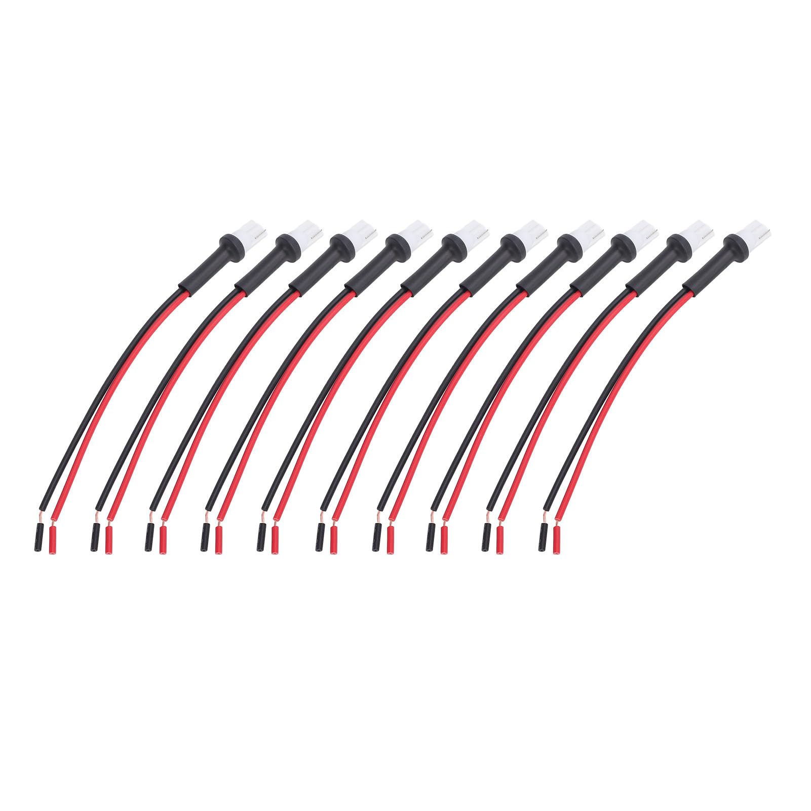 10 T10 Stecker Halter mit Verlängerter Kabel, Hochfestes Gummi Kupfer, für Blinker Bremslichter Rücklichter Tagfahrlicht 10 T10 Stecker Halter mit Verlängerter Kabel, Hochfestes Gummi Kupfer, für Blinker Bremslichter Rücklichter Tagfahrlicht von CaCaCook