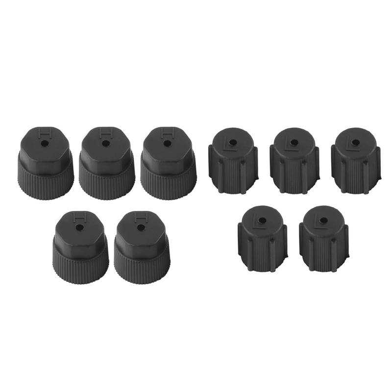 10pcs Klimaanlage Service Cap AC Reparatur Kältemittel Ladeanschluss Autozubehör von CaCaCook