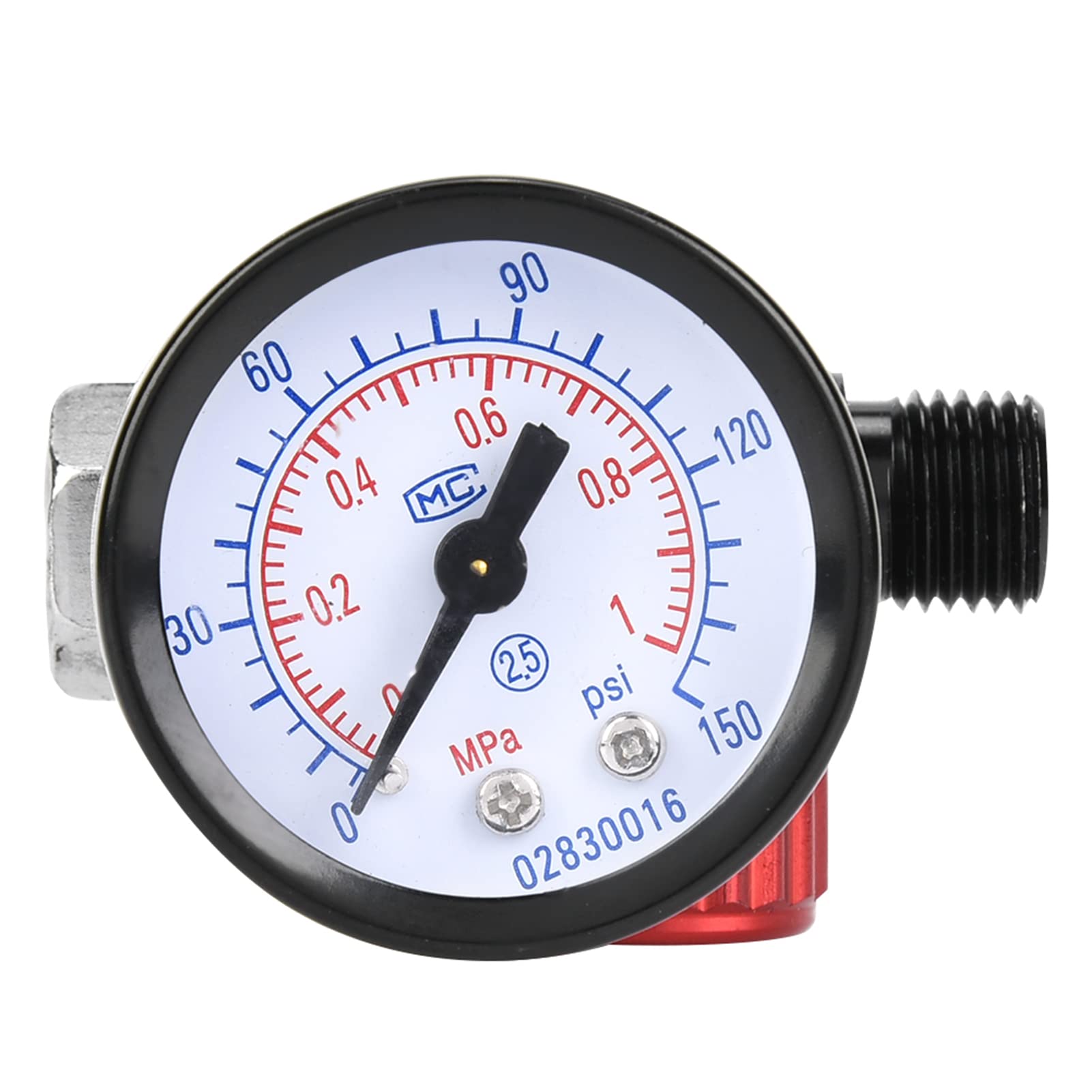 CaCaCook 1/4 Zoll Luftregler Manometer aus Aluminiumlegierung für Spritzpistole Druckluftwerkzeug Sprühregler von CaCaCook