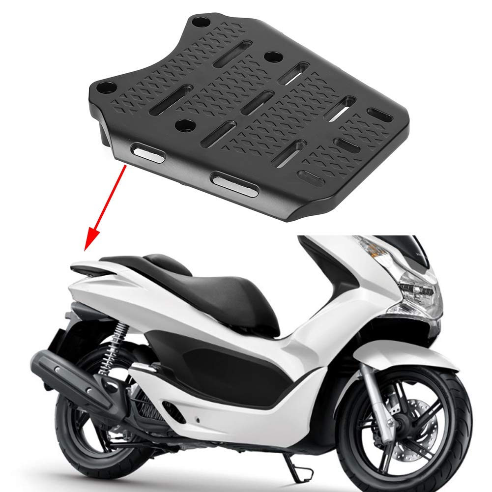 Motorrad-Gepäckträger, Heckträger-Unterstützung, CNC-Aluminiumlegierung, Gepäckträger-Halterung, Regal, Kompatibel für 125 150 2014–2019 von CaCaCook