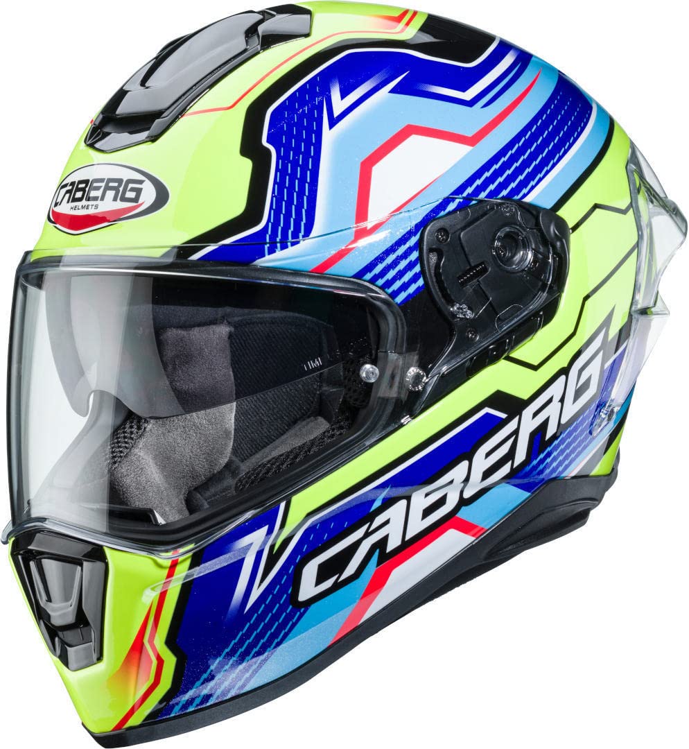 CABERG DRIFT EVO LB29 BLACK/YELLOW FLUO/BLUE XXL von Caberg