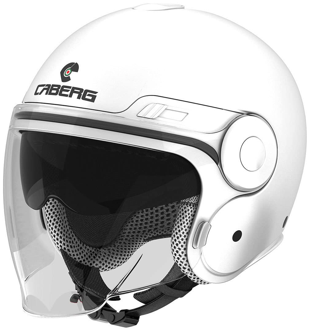 CABERG Herren Uptown Motorradhelm, Weiss, XXL von Caberg