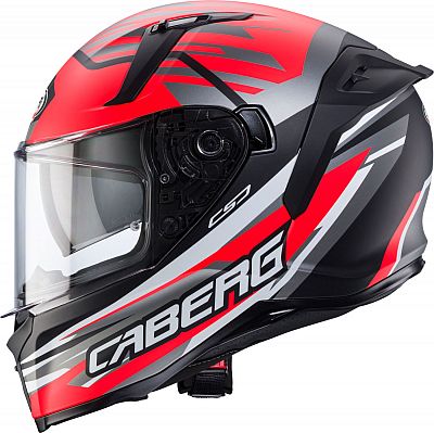 Caberg Avalon X Kira, Integralhelm - Matt Grau/Rot/Weiß - S von Caberg