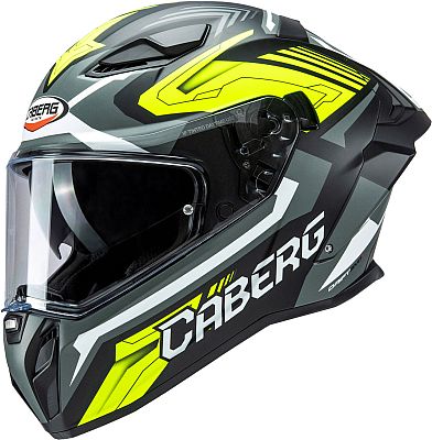 Caberg Drift Evo II Jarama, Integralhelm - Matt Schwarz/Grau/Neon-Gelb - XXL von Caberg