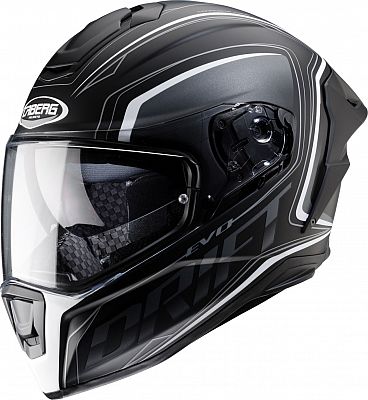 Caberg Drift Evo Integra, Integralhelm - Matt Schwarz/Grau/Weiß - XL von Caberg