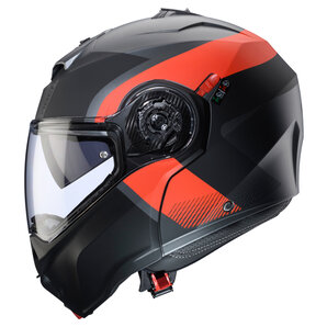 Caberg Duke Evo Indy Klapphelm Matt Grau Rot Schwarz von Caberg