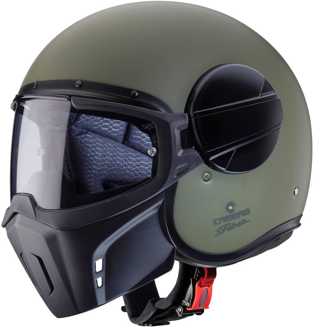 Caberg Ghost Helm (Green Matt,S (55/56)) von Caberg