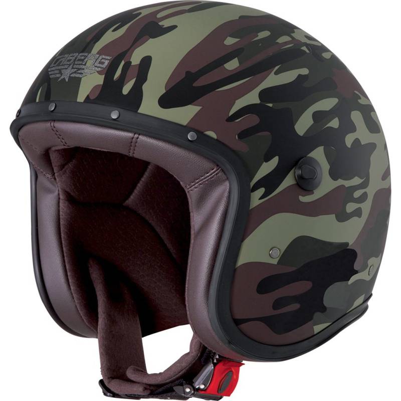 Caberg Jethelm Freeride Commander Camouflage, grün matt/schwarz, Größe S von Caberg