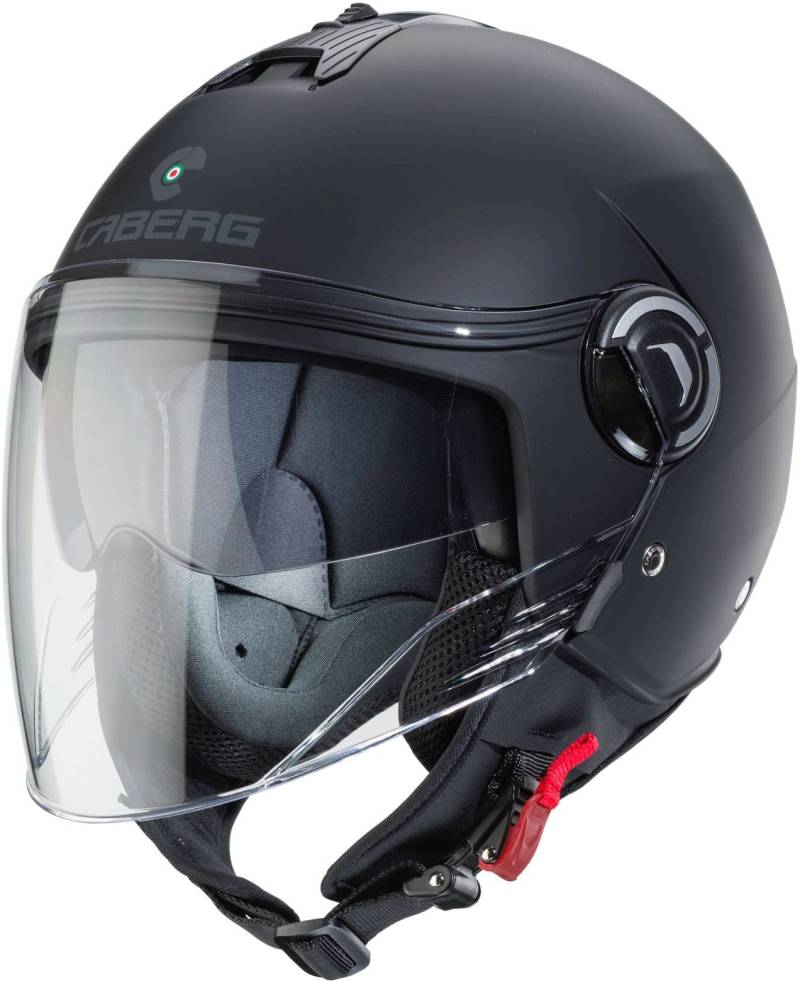 Caberg Riviera V4 X Jethelm, schwarz-matt, XS (53/54) von Caberg