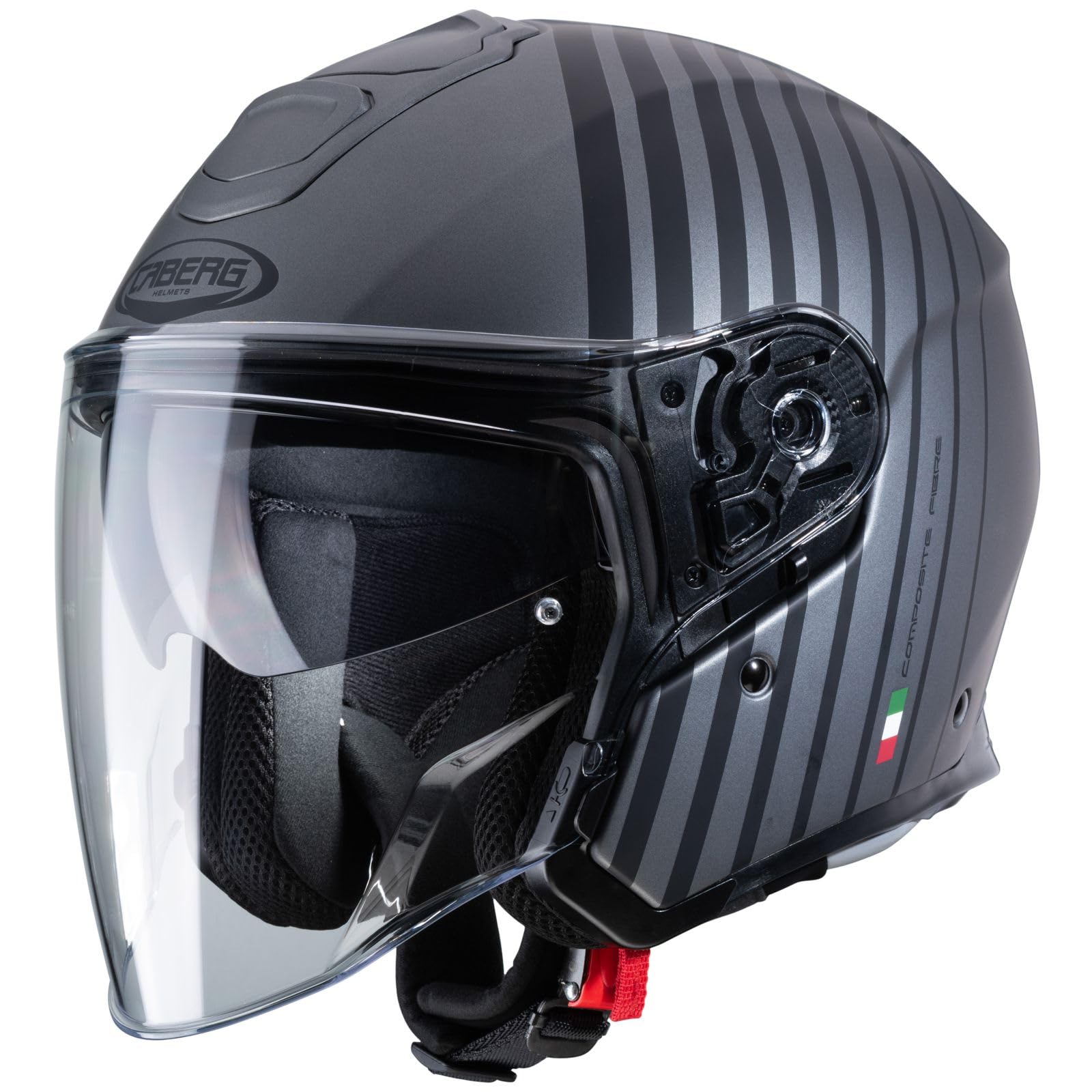 Caberg Unisex FLYON BAKARI Motorradhelm, schwarz, XXL von Caberg