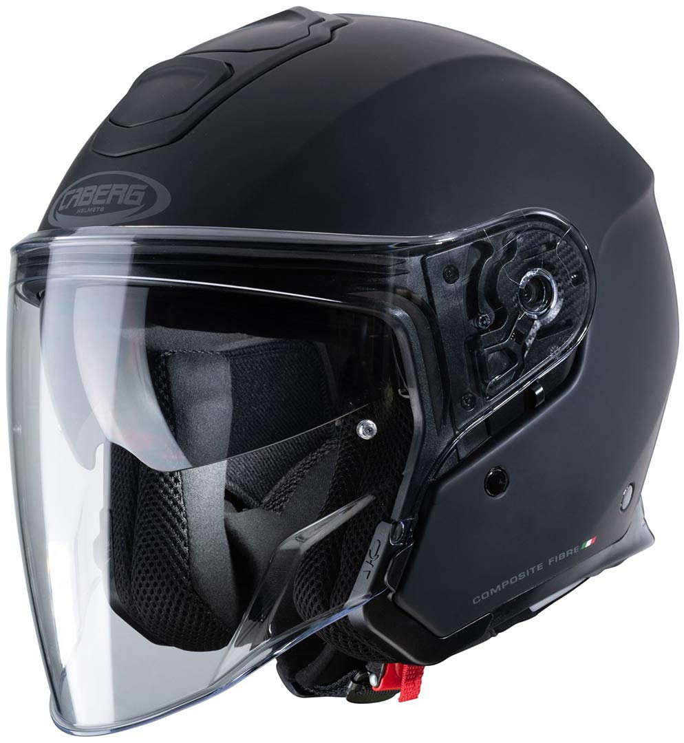 Caberg Unisex FLYON Motorradhelm, Mattschwarz, XL von Caberg