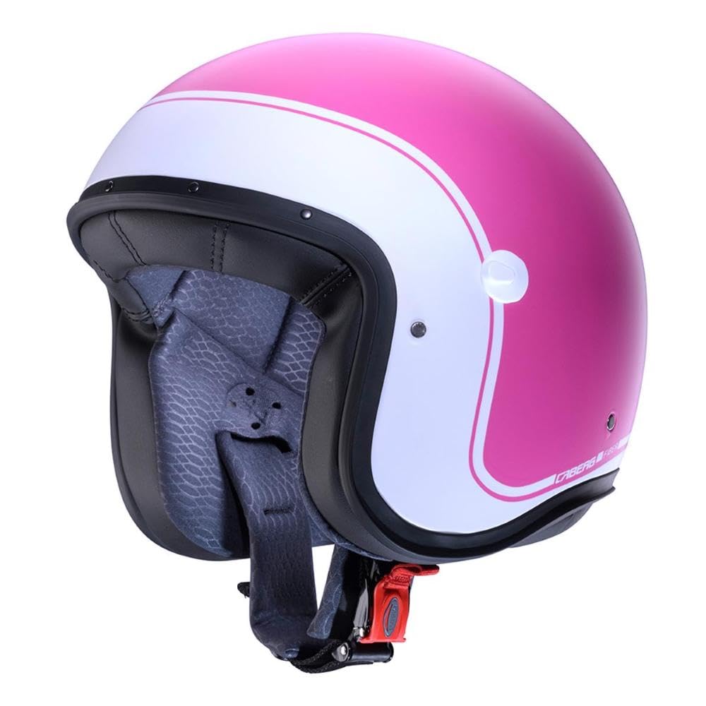 Helm Caberg Freeride X ECE06 Imola P6 Fuchsia matt/weiß Größe XS (53-54 cm) von Caberg