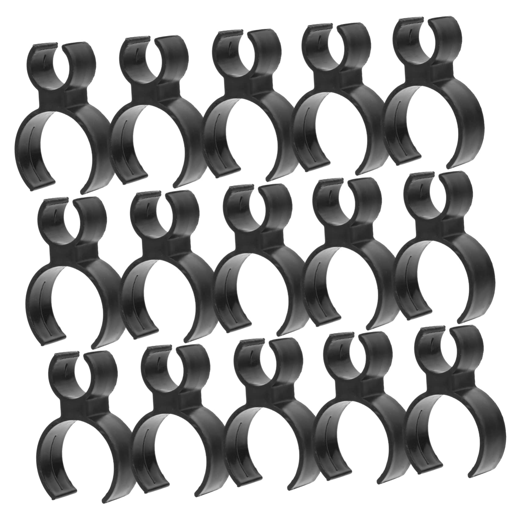 Cabilock 15st Kerzenhalter Flaschenverlängerungsclips Flaschenclips Flasche Für Flaschenservice Partyclips Praktischer Flaschenclip Einzelflaschenhalter Flaschenhalter-Clip Black Plastik von Cabilock