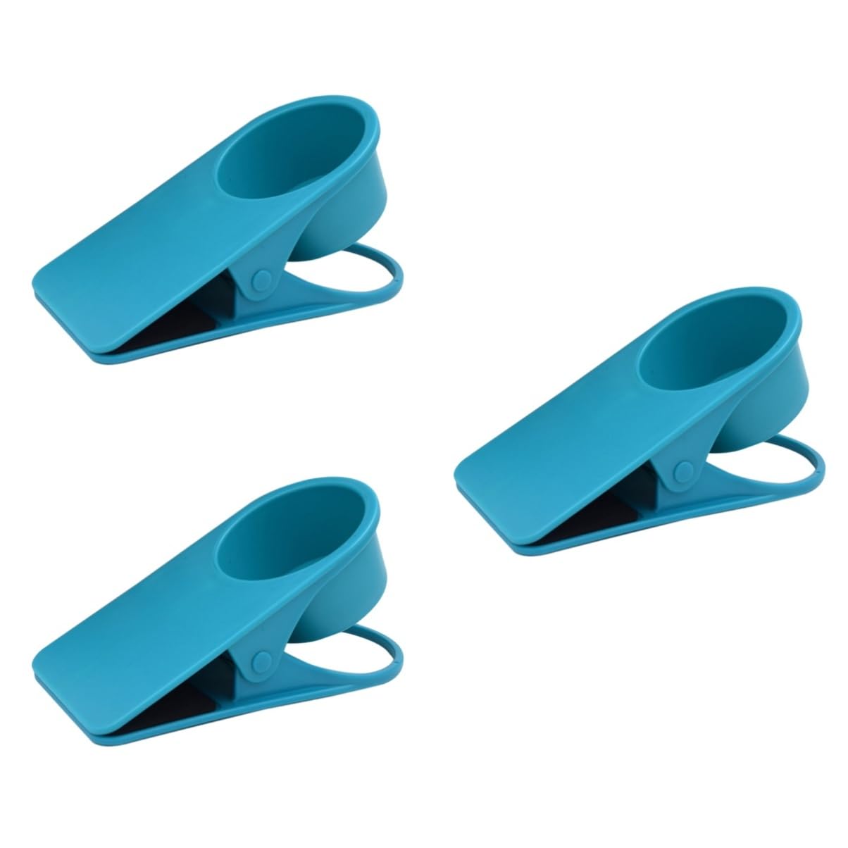 Cabilock 3St Kaffeetassenhalter schreintischorganizer büro Accessoires büro zubehör Untertassenclip Flaschenbürste Blau seitlicher Halteclip für den Schreibtisch Tischbecherhalter Blue von Cabilock