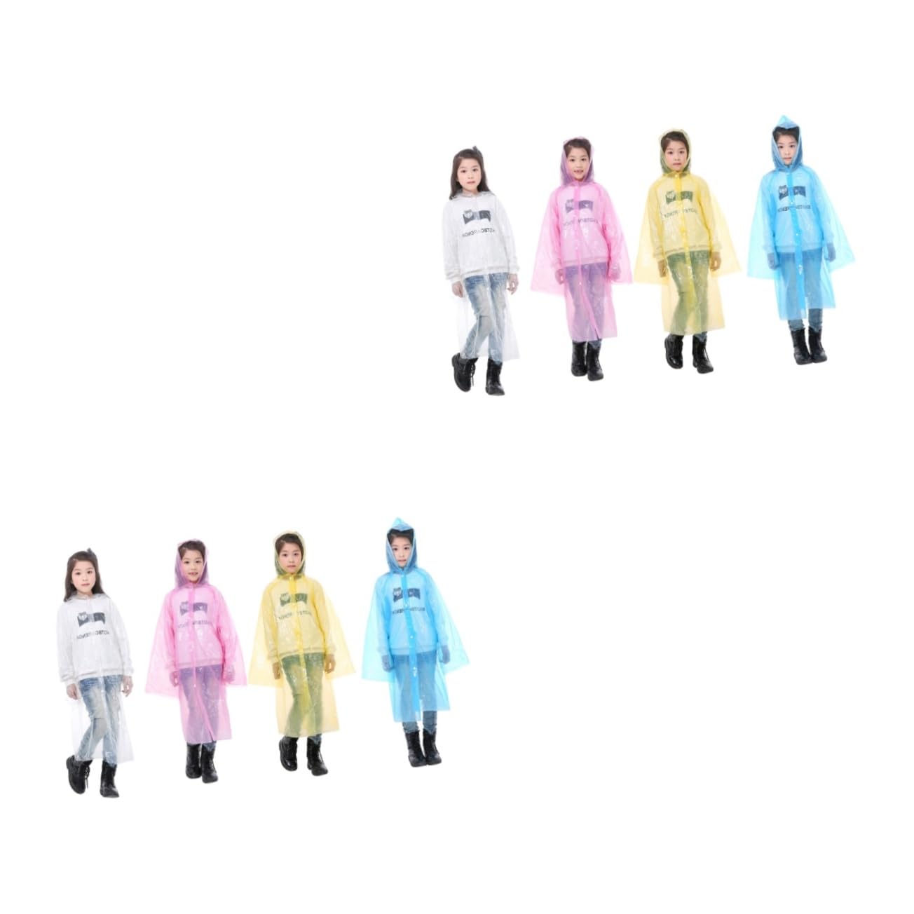 Cabilock 8 Stk Isolationsarbeitsanzug Medizinischer Overall Sicherheitsoverall Einweg-schutzoverall Overalls Aus Polypropylen Isolationskleider Einweg-overalls Poncho Kind Op-kittel Mit Hut von Cabilock