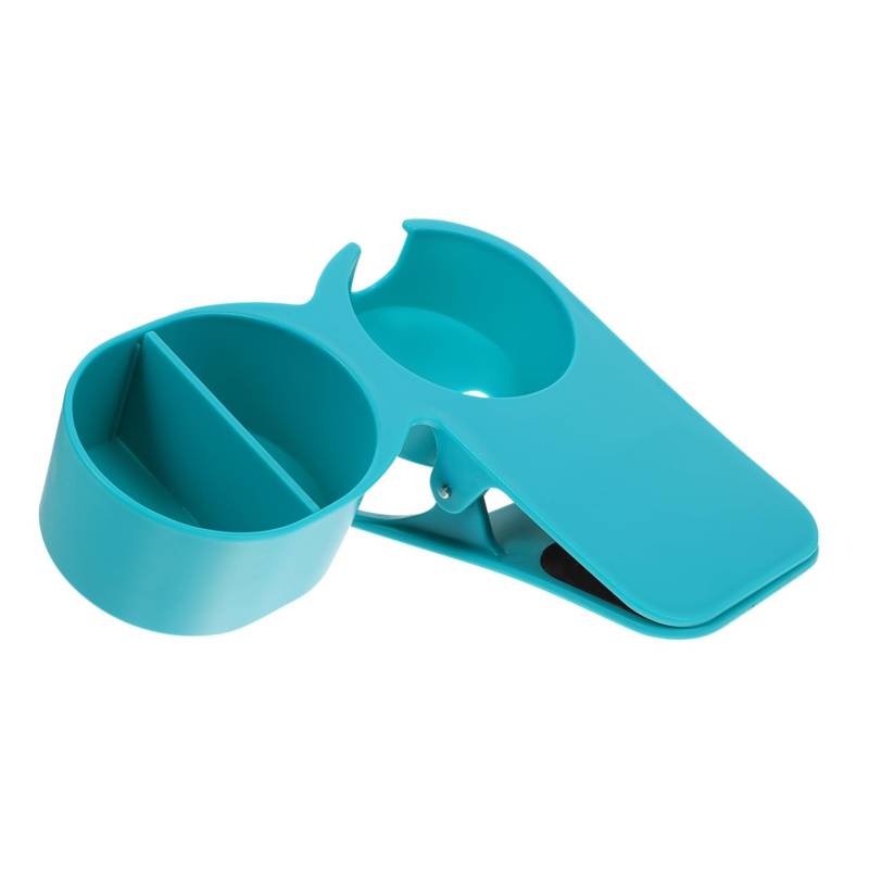 Cabilock Becherhalter-Klemme Schreibtisch für Büro Getränkehalter im Auto der Bürokaffee Office Desk Accessories büro Accessoires Becherhalterclip für den Tisch Wasserhalterklemme Blue von Cabilock