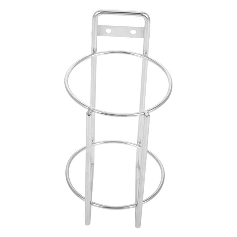 Cabilock Becherhalter Wandflaschenhalter Meerwasserbecher Wasserflaschenregal Flaschenregal Organizer Wasserflaschen Organizer Rack Tassenständer Tassenregal Silber Edelstahl von Cabilock