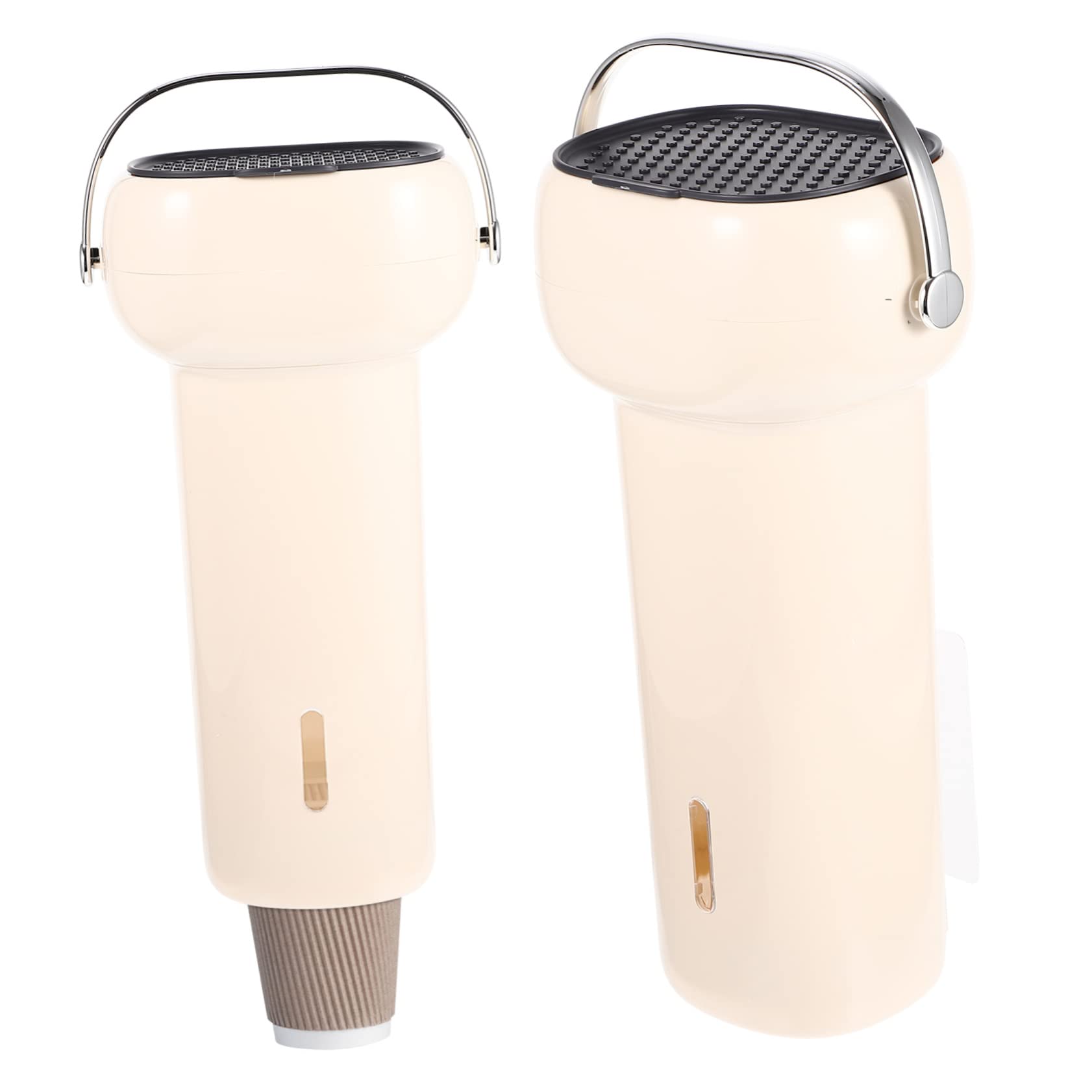 Cabilock Papierbecher Wasserkühler Halter Wasserspender Halter Becherspender Becherhalter Wasserkühler Spender Für Café Desechables Kaffeebecher Organizer Beige von Cabilock