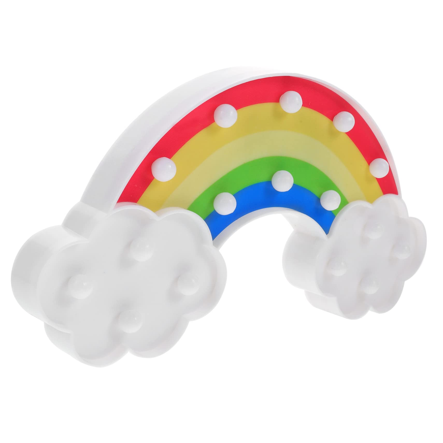 Cabilock Regenbogen-Einstelllampe Tischlampe LED-Schreibtischleuchte Wohnzimmerlampe Bürotisch Lichter kinderlampe kinderlicht regenbogenlicht nachtlicht Regenbogen-Nachtlampe PVC von Cabilock