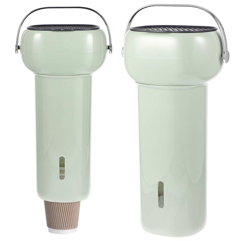 Cabilock für Pappbecher Expander klopfen Becherhalter kühlschrank getränkehalter cupholder an der Wand montierter Getränkehalter Becherspender Wandhalterung Abs Light Green von Cabilock