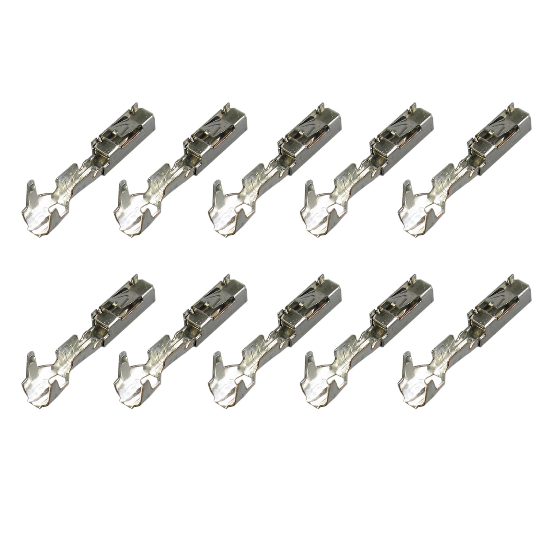 10x MQS Quadlok Buchse Stecker Crimp Terminal Kontakt PIN 0,50mm² - 0,75mm² für gedichtete Anwenungen kompatibel mit VW, BMW, Fakra Most von Cable Solution