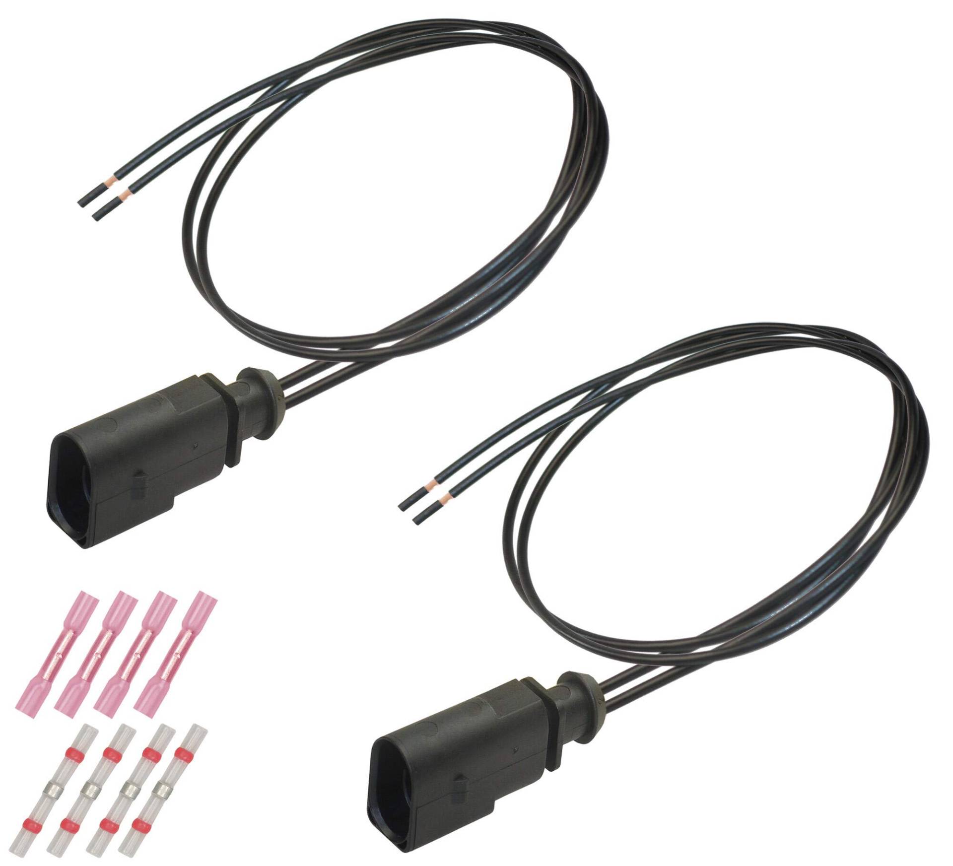 2X Stecker kompatibel mit VW 1J0973802 Reparatursatz Kabelsatz Buchse 1J0 973 802 ABS ESP von Cable Solution