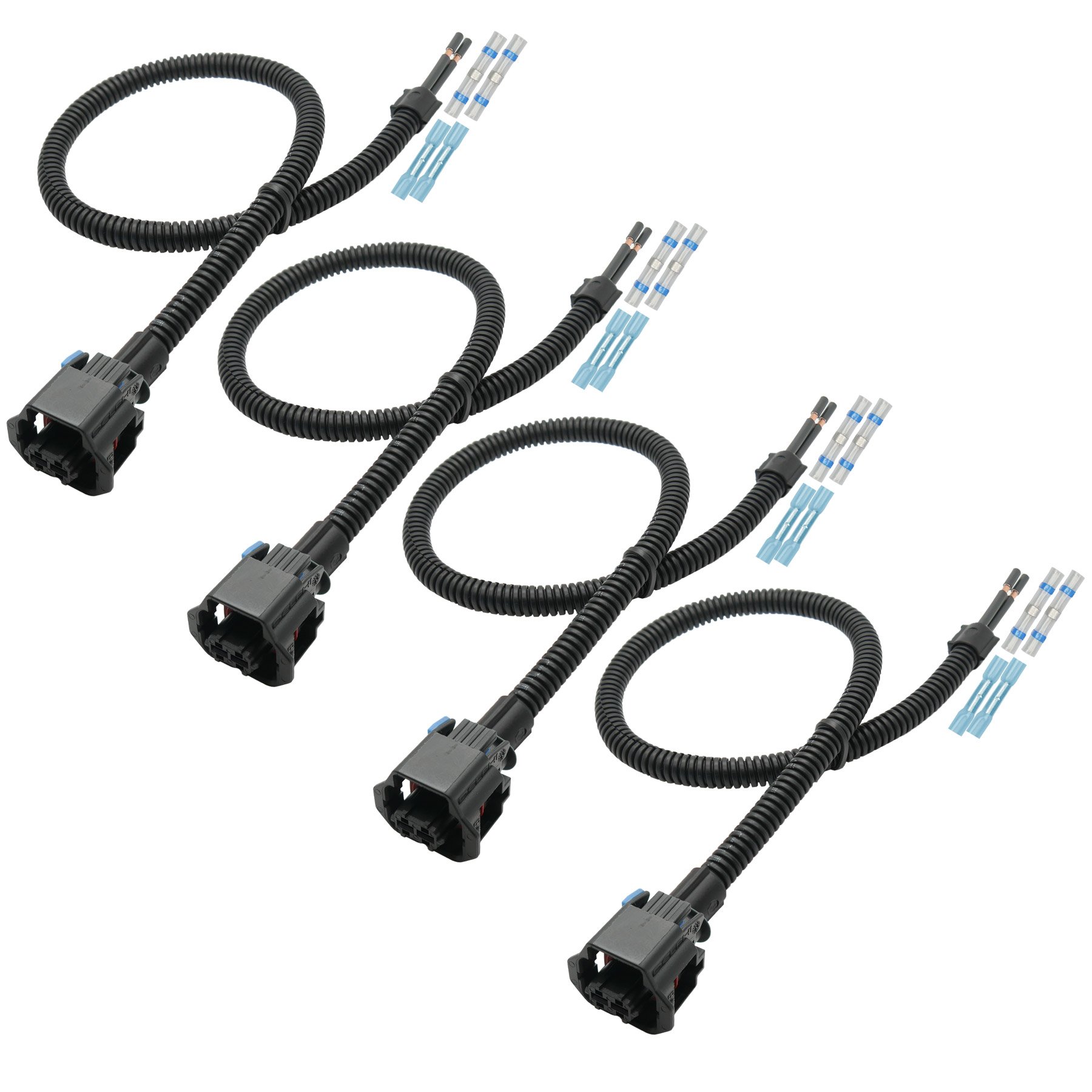 4x Stecker Reparatursatz Wellrohr Injektor Einspritzdüse 1.9 CDTi von Cable Solution