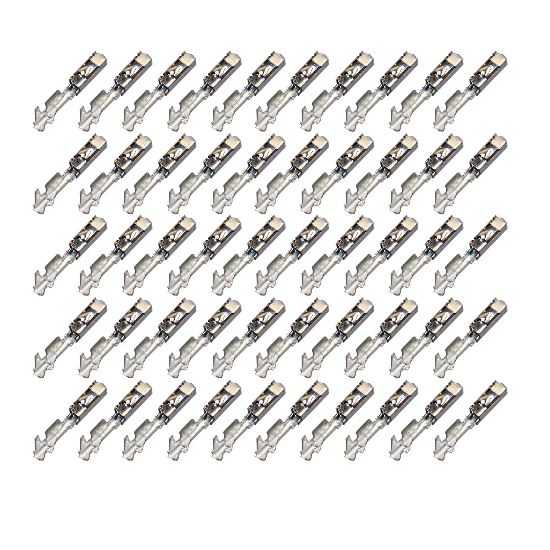 50x MQS Quadlok Buchse Stecker Crimp Terminal Kontakt PIN 0,25mm² - 0,35mm² kompatibel mit VW, BMW, Fakra Most von Cable Solution