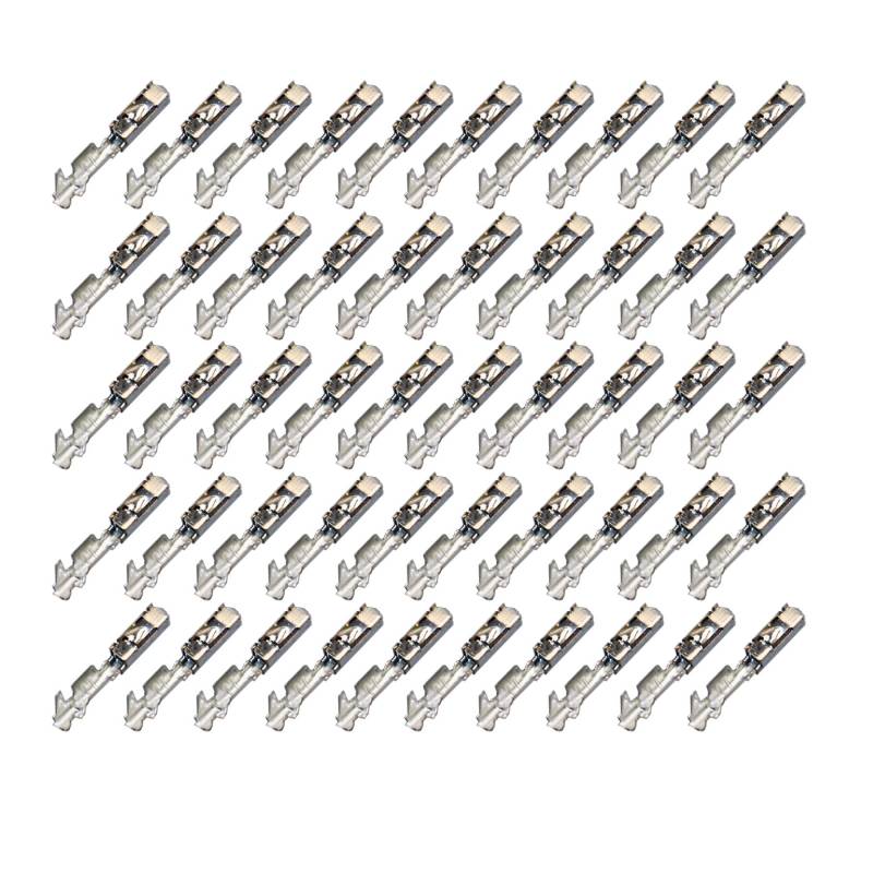 50x MQS Quadlok Buchse Stecker Crimp Terminal Kontakt PIN 0,25mm² - 0,35mm² kompatibel mit VW, BMW, Fakra Most von Cable Solution