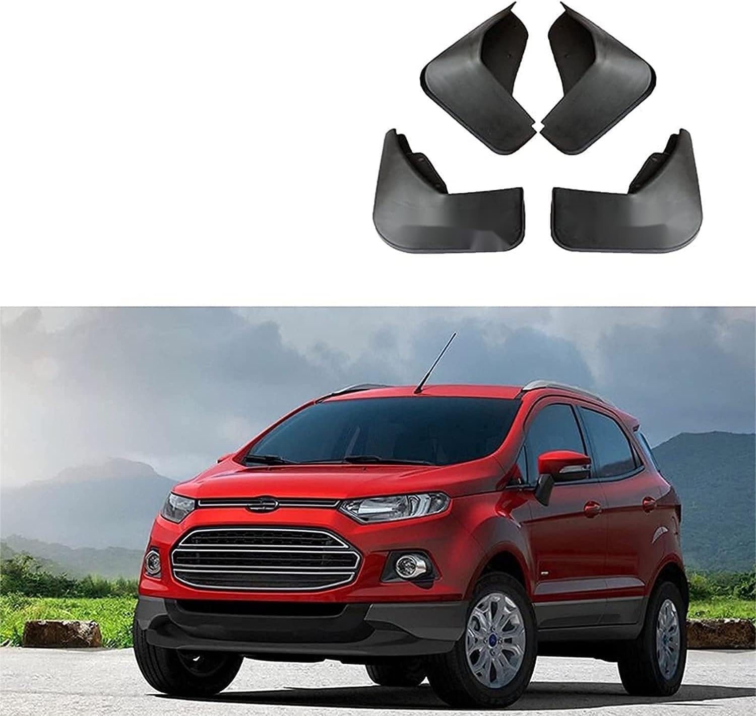 Auto-Kotflügel für Ford Ecosport 2012-2016, blockieren effektiv Schlamm und Sand Staub, halten die Karosserie sauber und geschützt von Caijiax