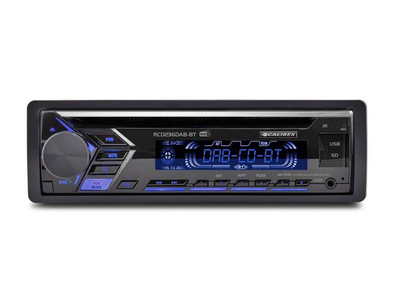 Caliber RCD236DAB-BT Autoradio Bluetooth-Freisprecheinrichtung, DAB+ Tuner, inkl. DAB-Antenne von Caliber