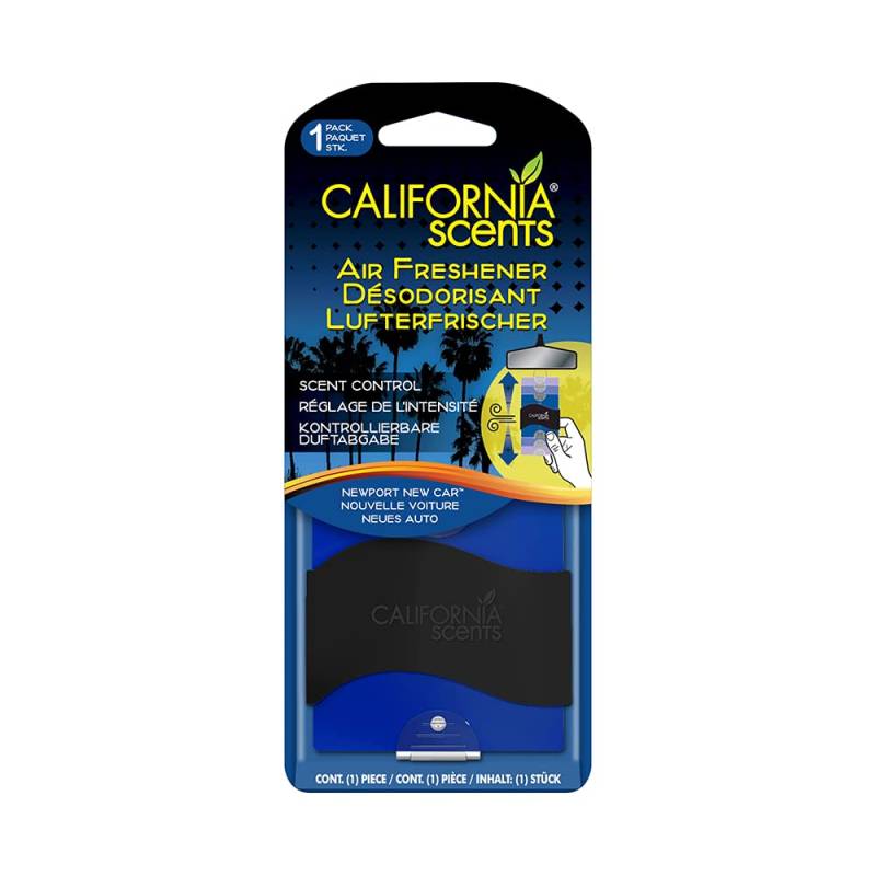 Lufterfrischer Newport New Car Slider blau, 1 Stück von California Scents