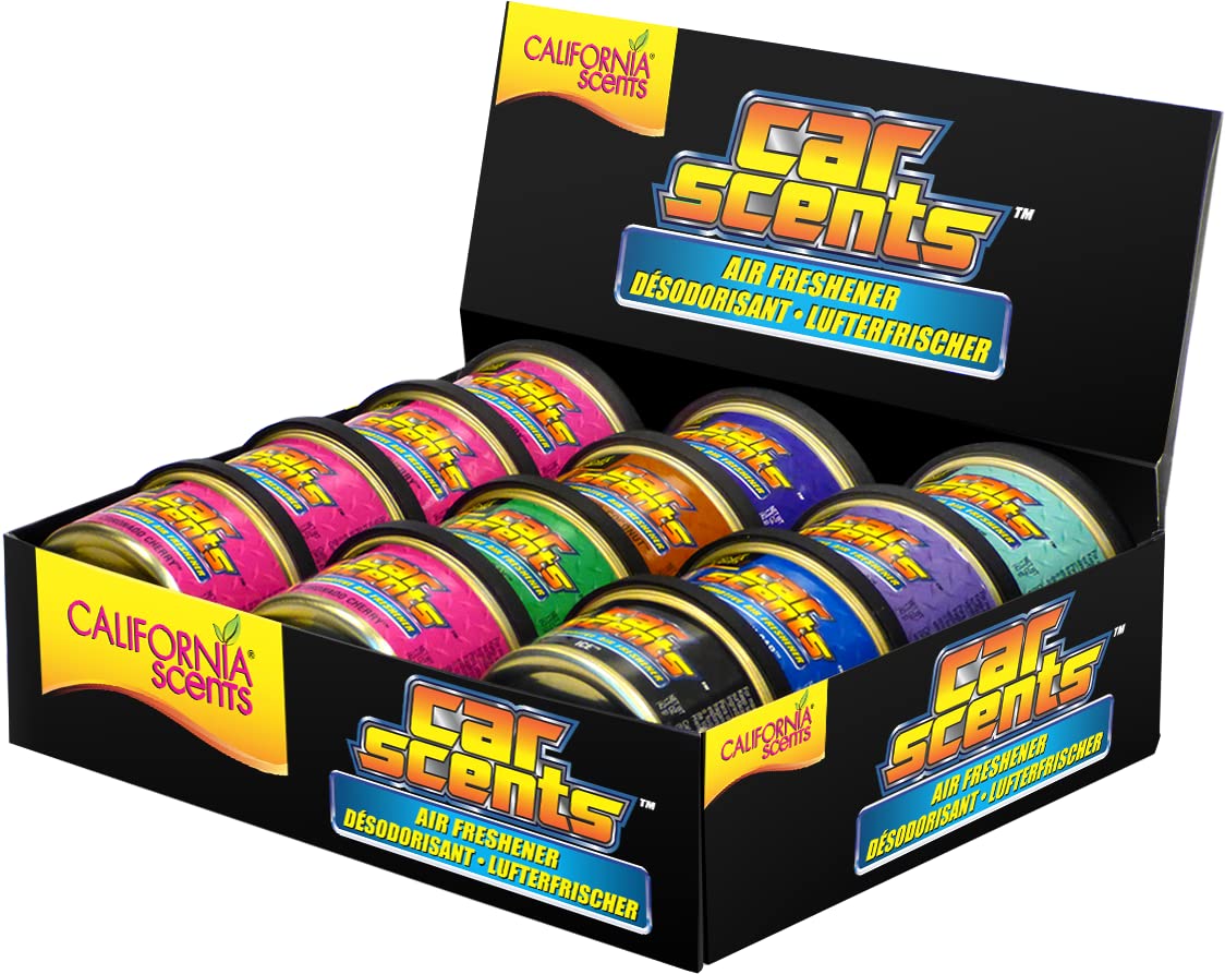 California Car Scents CCS-12CTMC Aussteller, Mehrfarbig, 12 Stück (1er Pack) von California Scents